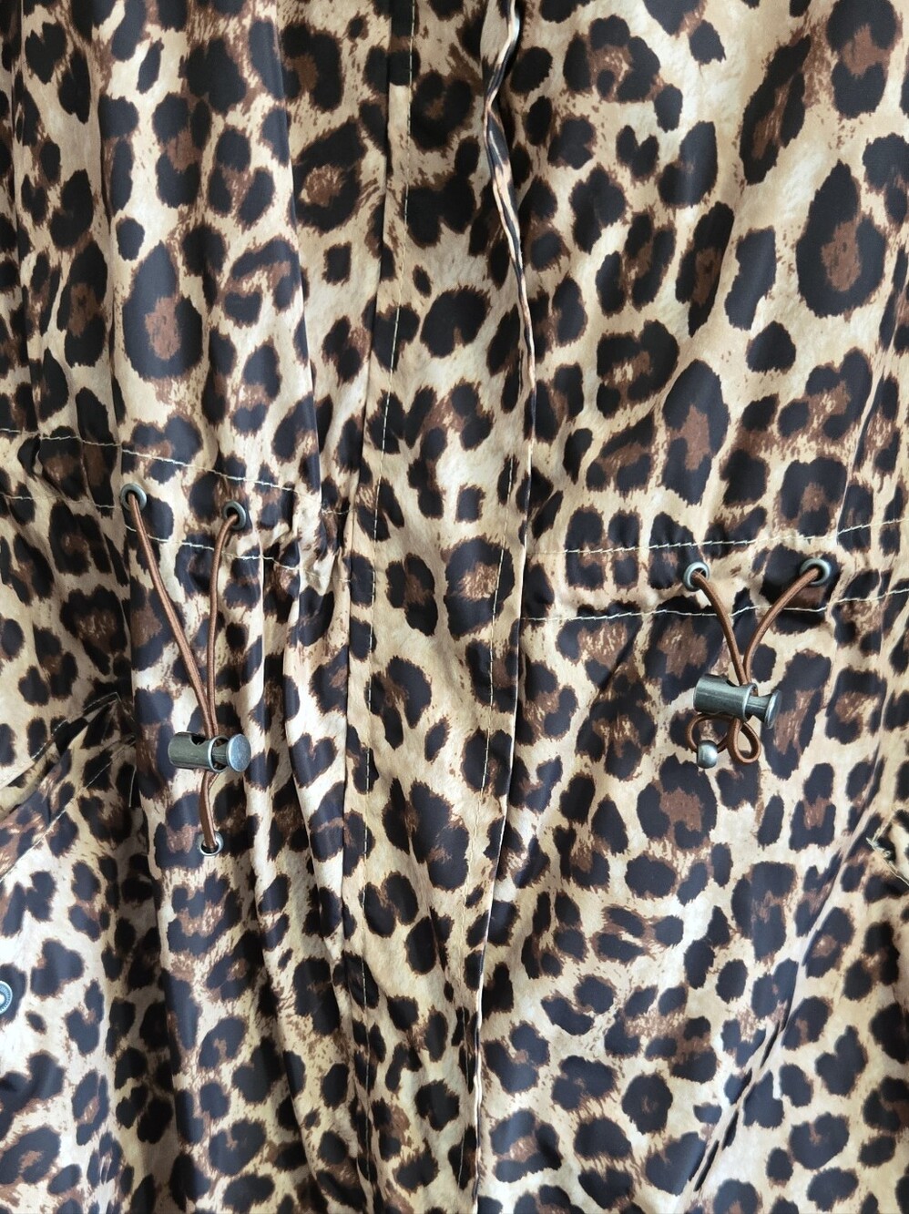 Torrid Hooded Lightweight Leopard Anorak Raincoat Size 2X - Picture 8 of 14